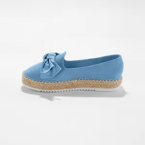 Mokasíny espadrilky s mašľou