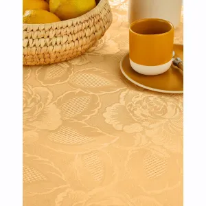 Žakárový obrus s kvetinovým motívom