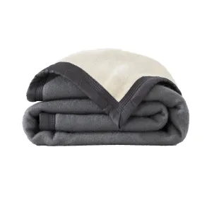 Dvojfarebná vlnená prikrývka 800g/m2