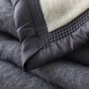 Dvojfarebná vlnená prikrývka 800g/m2