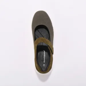 Kožené sandále s plnou špičkou na suchý zips