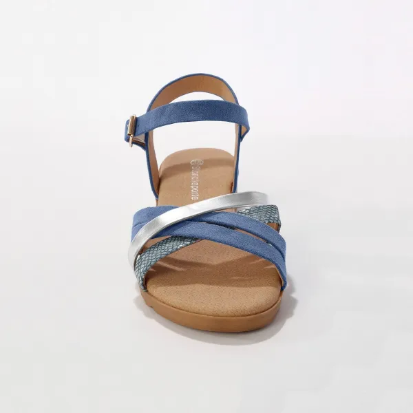 Remienkové sandále na kline