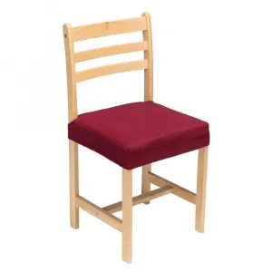Pružný jednofarebný poťah na stoličku alebo sedadlo