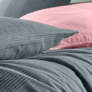 Jednofarebná tkaná prikrývka na posteľ, bavlna