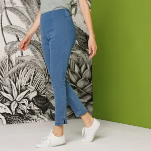 7/8 bielené džegíny, eco-friendly