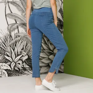 7/8 bielené džegíny, eco-friendly