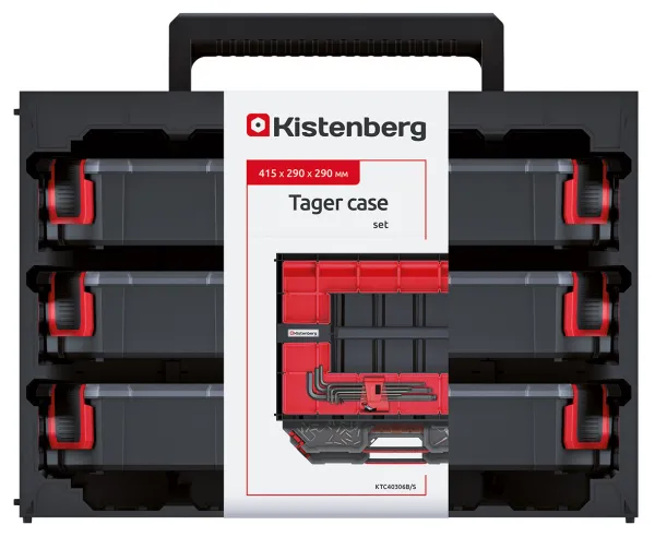 Prenosný box s organizérmi TAGER