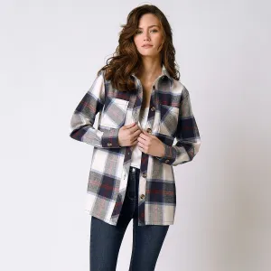 Košeľová bunda na gombíky