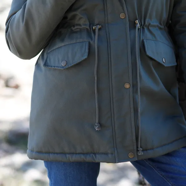 Nepremokavá parka s fleecovou podšívkou