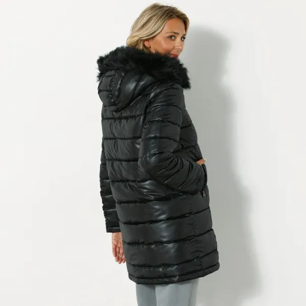 Obojstranná parka/bunda 2 v 1 s kapucňou