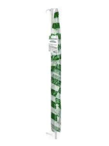 Slnečník plážový 230 cm, HAPPY GREEN, zelené pruhy