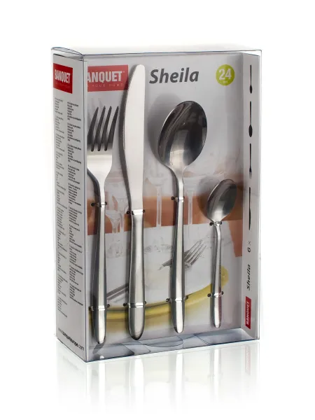 Banquet Sada nehrdzavejúcich príborov SHEILA, 24 ks