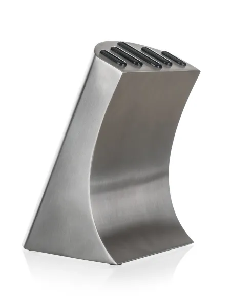 Sada nožov METALLIC PLATINUM v stojane 5 ks