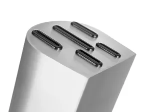 Sada nožov METALLIC PLATINUM v stojane 5 ks