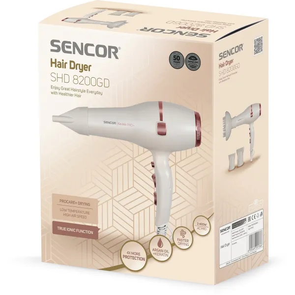 Sencor SHD 8200GD sušič vlasov