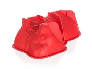 CULINARIA Banquet Forma silikónová Beránek červená, 30 x 16 x 9,5 cm