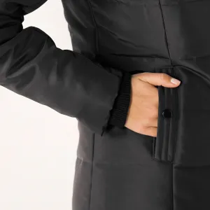 Nepremokavá bunda s kapucňou a imitáciou kožušiny
