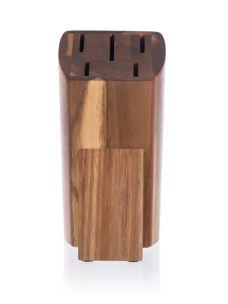 Stojan drevený pre 5 nožov