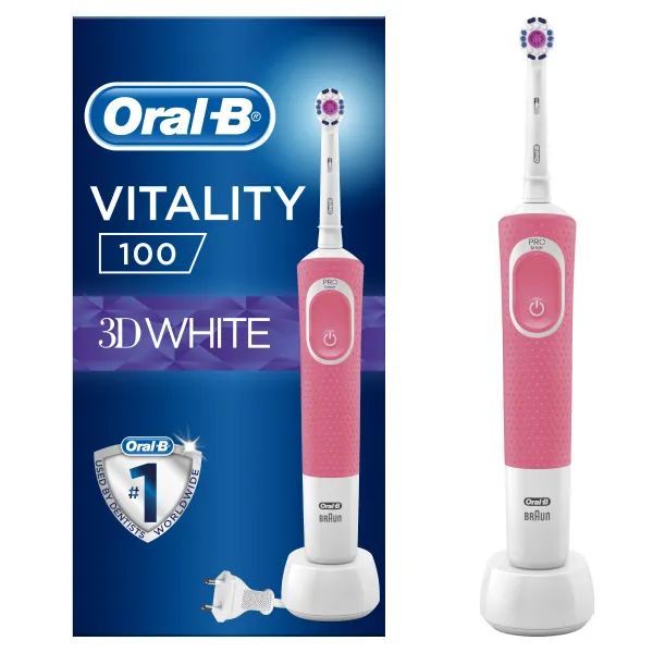 Oral-B Vitality 100 3D White Pink