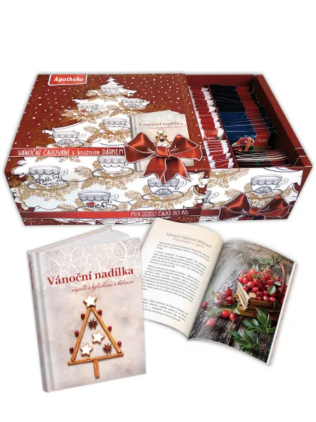 Apotheke kolekcia Vianočné čajovanie s darčekom 90 x 2