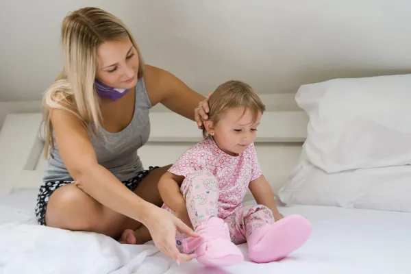 Priessnitz Zábalové bačkory pro děti a dospělé, růžové, vel. 22-24 cm