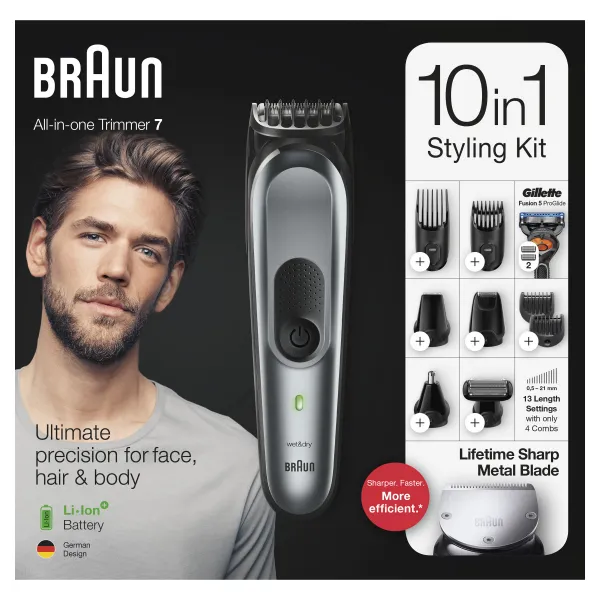 Multifunkčný zastrihávač BRAUN MGK 7221