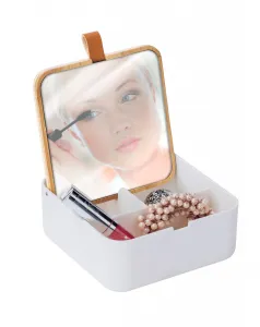 Kozmetický organizér so zrkadlom Wenko