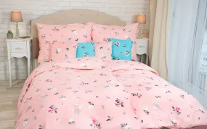 Bavlnená bielizeň  FLORIS PINK