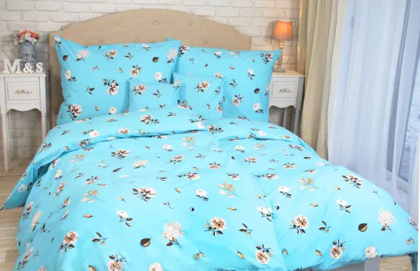 Bavlnená bielizeň  FLORIS BLUE