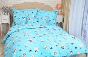 Bavlnená bielizeň  FLORIS BLUE
