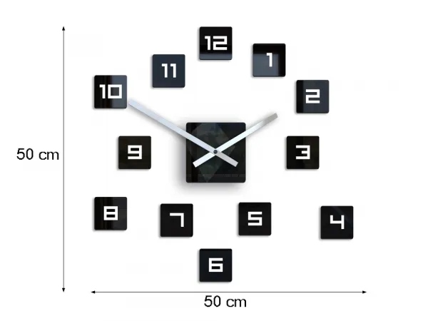 Moderné nástenné hodiny CUBE