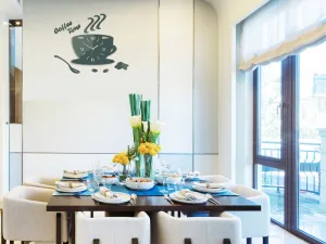 Moderné nástenné hodiny COFFE TIME 3D GRAY gray