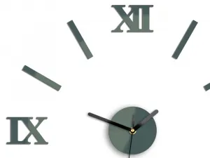 ModernClock Nástěnné samolepící hodiny Numero 49 cm šedé