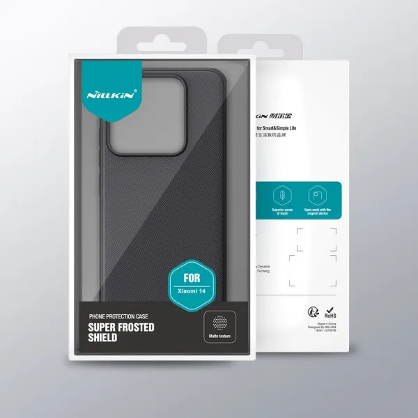 NoName Nillkin Super Frosted PRO Zadní Kryt pro Xiaomi 14 Black