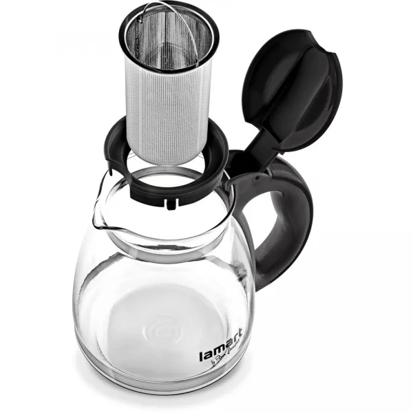 LAMART VERRE LT7027 kanvica sklenená 1,5l čierna 42002259