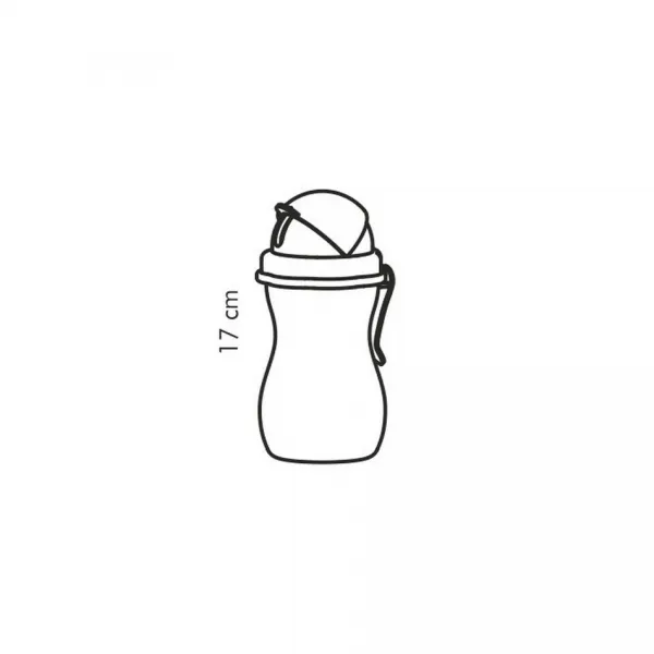 TESCOMA detská fľaša so slamkou BAMBINI 300 ml, zelená, modrá