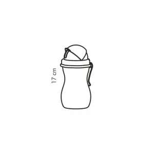 TESCOMA detská fľaša so slamkou BAMBINI 300 ml, zelená, modrá