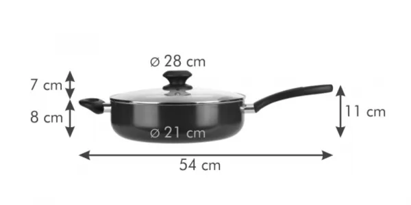 Tescoma PRESTO hlboká panvica s pokrievkou 28 cm