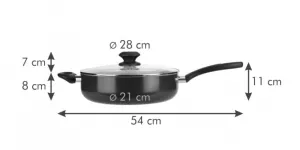 Tescoma PRESTO hlboká panvica s pokrievkou 28 cm