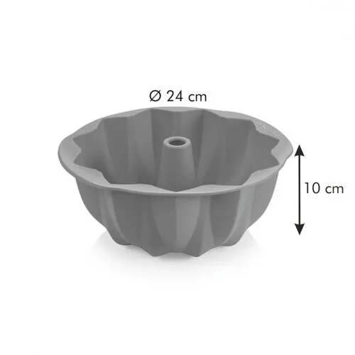 TESCOMA Bábovka vysoká DELÍCIA SiliconPRIME ø 24 cm, rozeta 