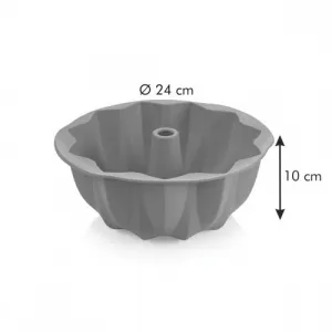 TESCOMA Bábovka vysoká DELÍCIA SiliconPRIME ø 24 cm, rozeta 
