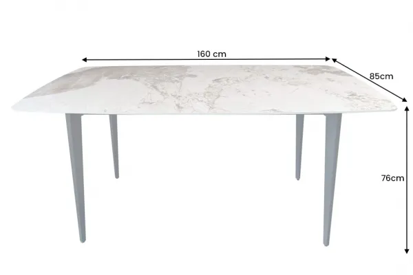 Jedálenský stôl GOLLA Dekorhome 160x85x76 cm