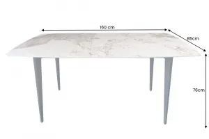 Jedálenský stôl GOLLA Dekorhome 160x85x76 cm