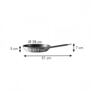 TESCOMA panvica GrandCHEF ø 28 cm, dlhá rukoväť 