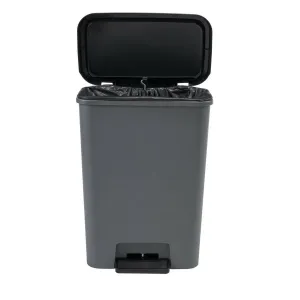 Kôš Curver® COMPATTA BIN, 50 lit., 29.4x49.6x62 cm, čierny/sivý, na odpad