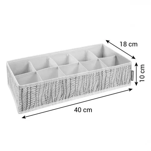 Tescoma Organizér na ponožky a bielizeň FANCY HOME, 40 x 18 x 10 cm, cappuccino