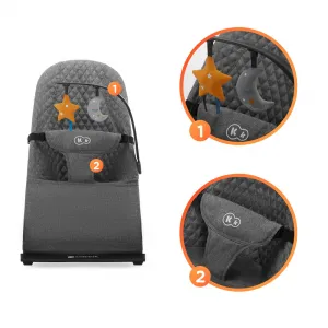 Húpacie lehátko Kinderkraft Mimi Grey