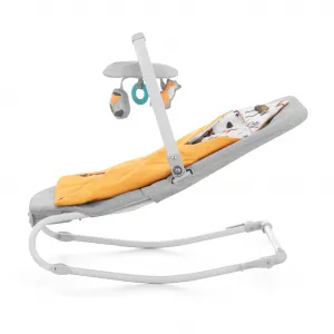 Hojdacie kresielko s melódiou Kinderkraft Felio 2 Forest Yellow