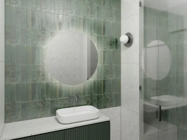 OLSEN SPA - Zrkadlo s LED osvetlením MULCENT - Rozmery zrkadiel - Priemer 50 cm OLNZMUL