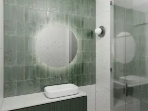 OLSEN SPA - Zrkadlo s LED osvetlením MULCENT - Rozmery zrkadiel - Priemer 50 cm OLNZMUL